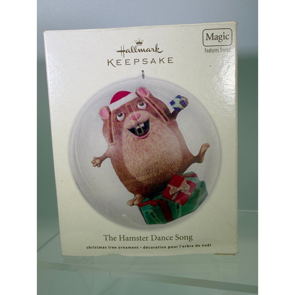 2012 Hallmark Keepsake The Hamster Dance Song Ornament Magic Sound Battery